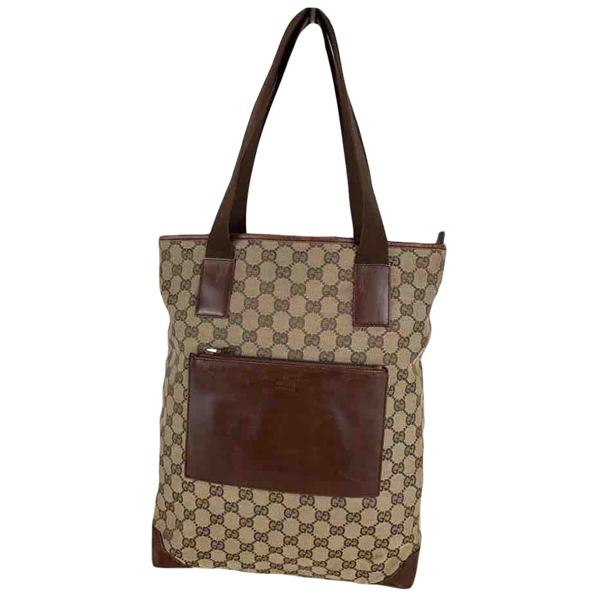 Gucci brown cotton handbag