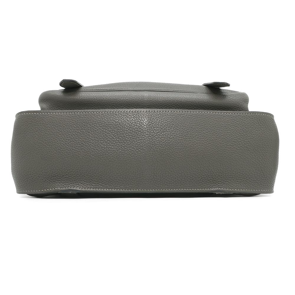 Steve Buzas Gray Taurillon Clemence Size Handbag Travel Bag
