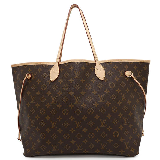 Louis Vuitton Neverfull BeigeM46978 Monogram Tote Bag