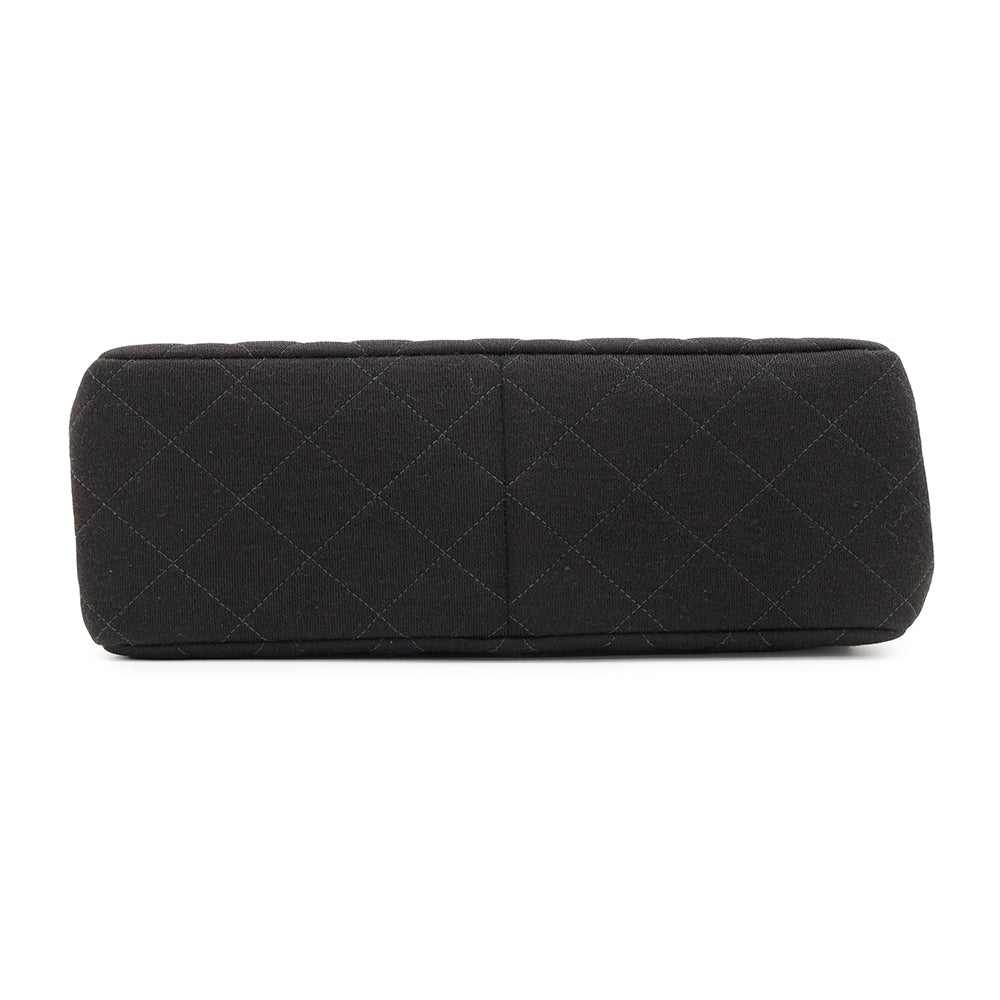 Chanel Matelasse Double Face Cotton Black Handbag