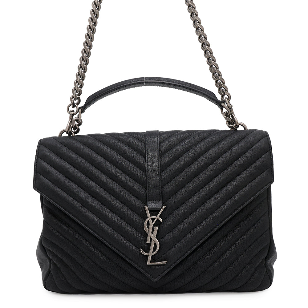 Saint Paris College 2Way Chainshoulder Bag Black600278 Leather