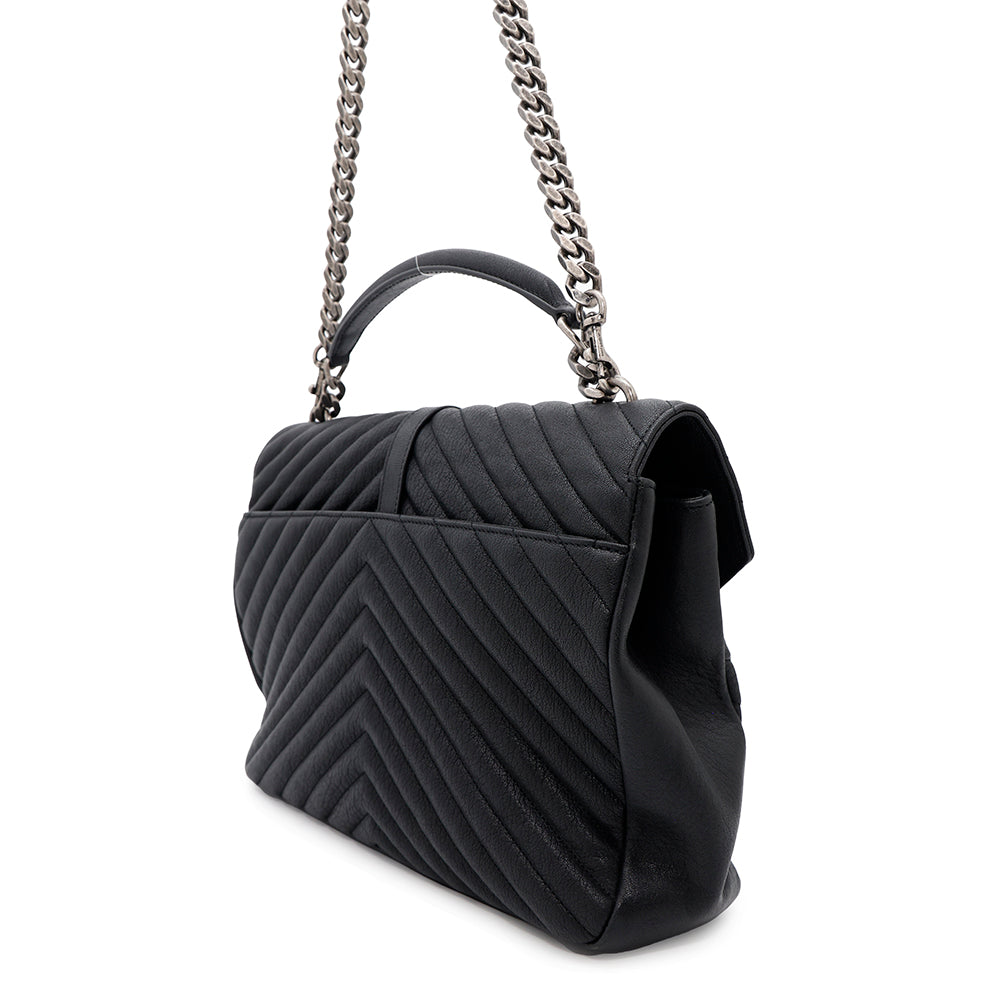 Saint Paris College 2Way Chainshoulder Bag Black600278 Leather