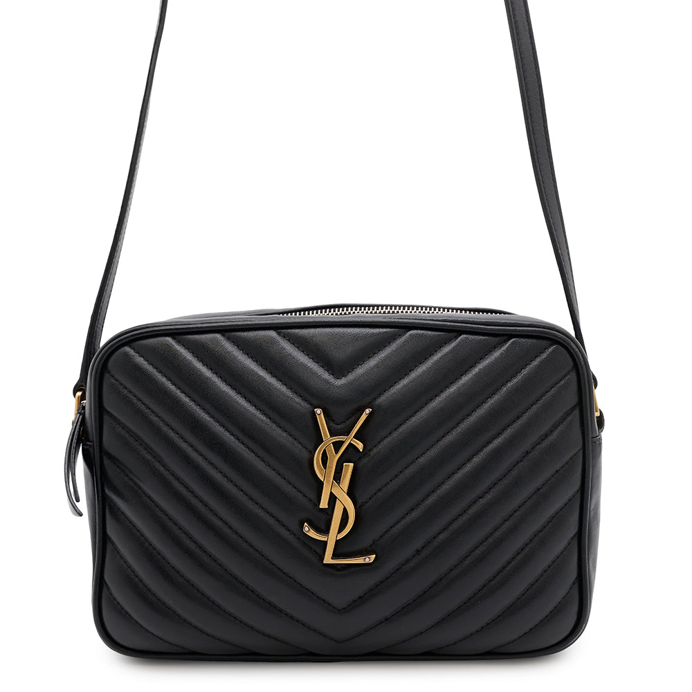 Saint Paris Lu Camera Shoulder Bag Black520534 Leather