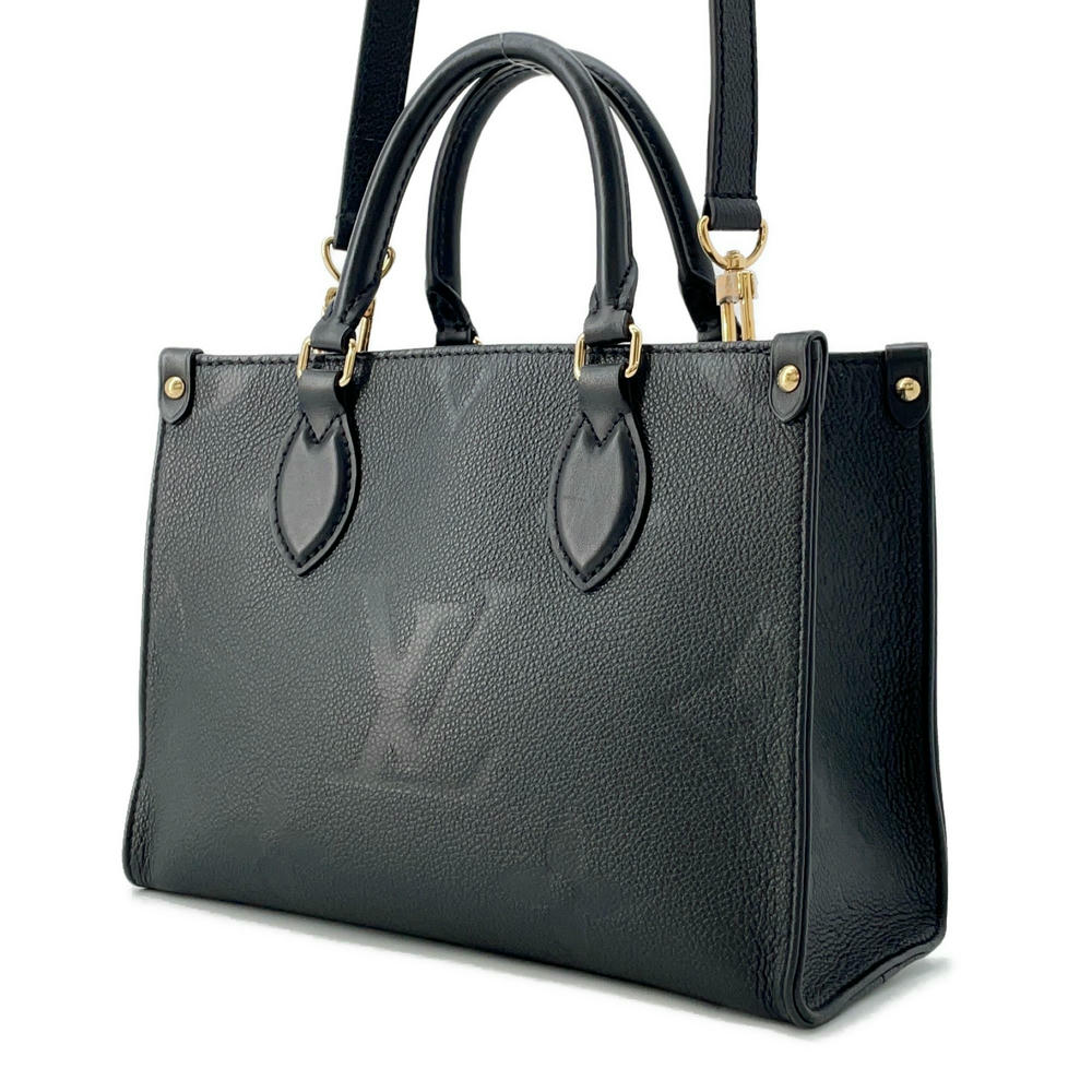 Louis Vuitton Onthego NoirM45653 Monogram Empreinte Leather Handbag