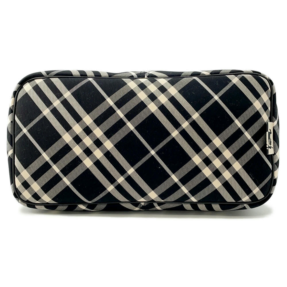 Burberry Check One Handle Tote Bag Calico80944761 Canvas Black Large
