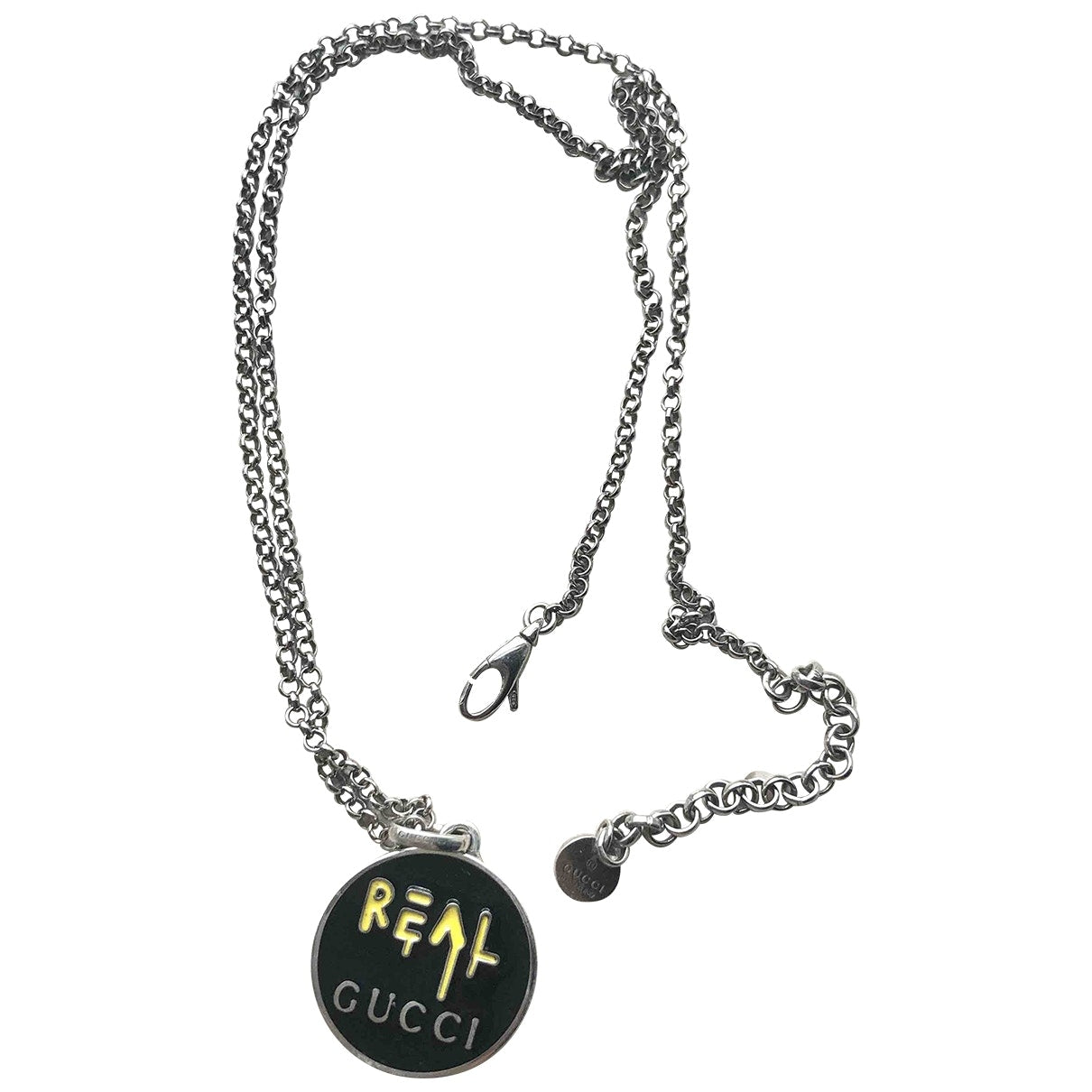 Gucci icon silver silver necklaces