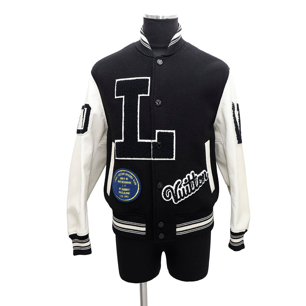 Louis Vuitton BaseballJacket tton30 Black White Apparel