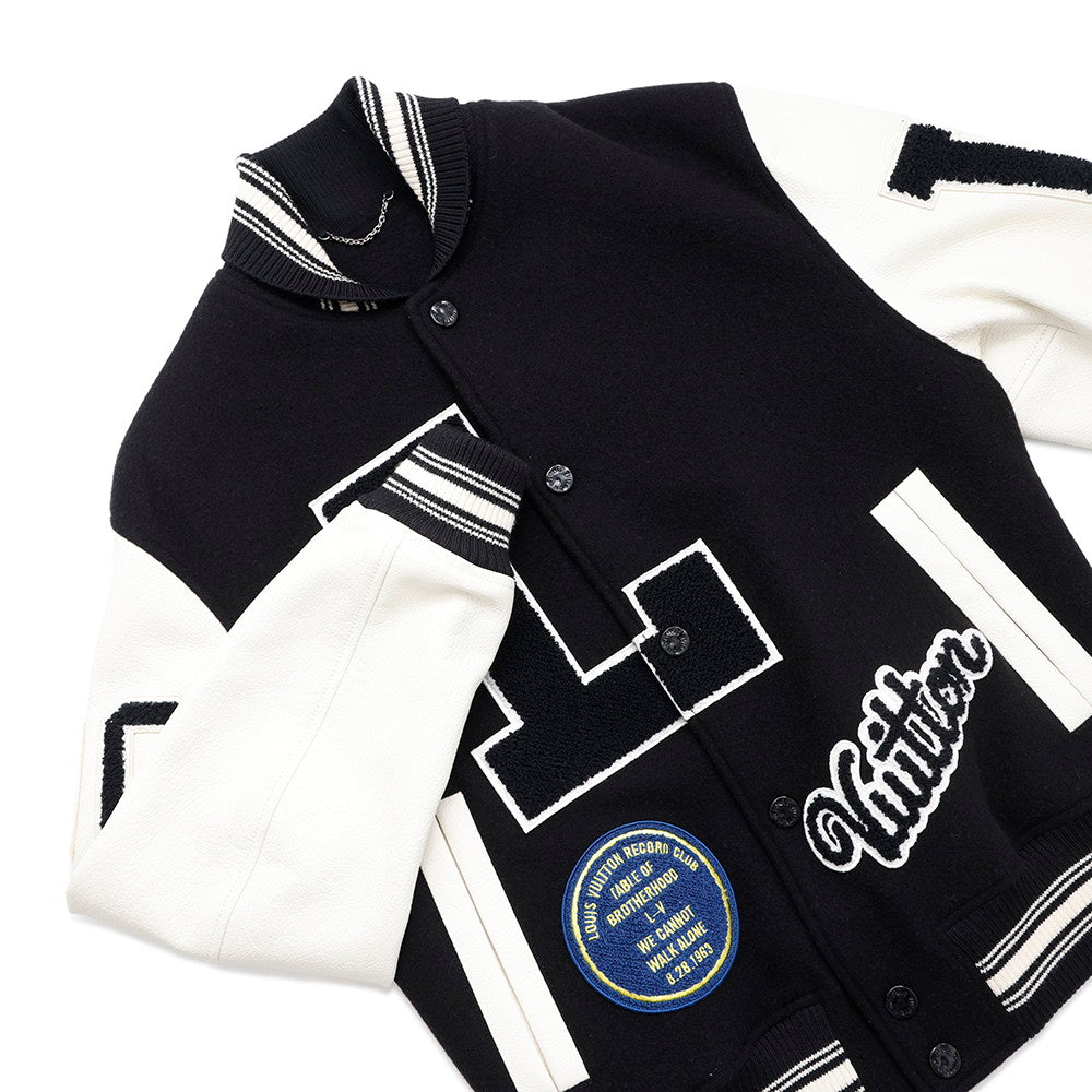 Louis Vuitton BaseballJacket tton30 Black White Apparel