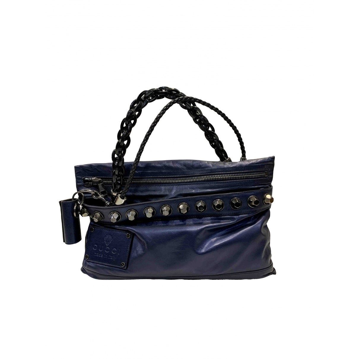 Gucci blue leather handbag