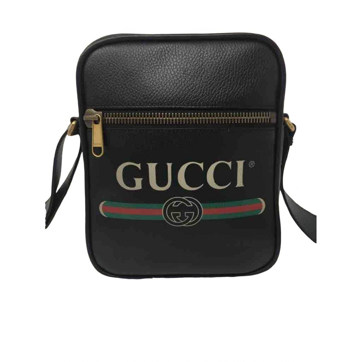 Gucci black leather bag