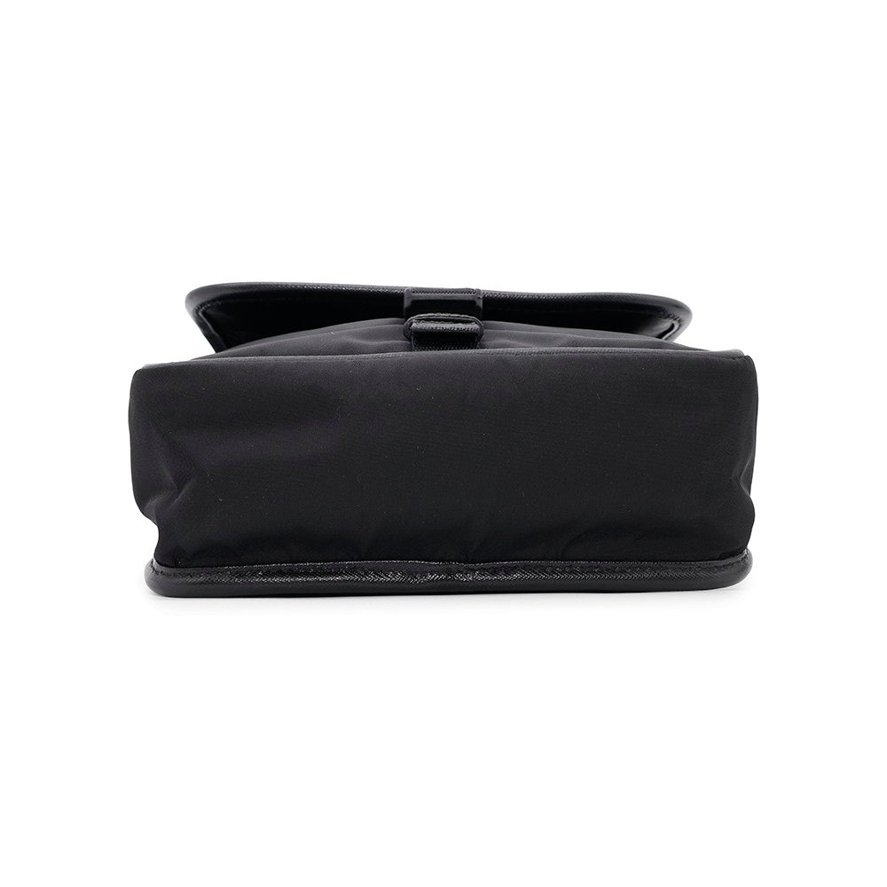 Shoulder Bag Nylon Black Black Nylon
