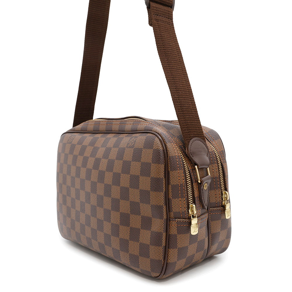 Louis Vuitton Reporter BeigeN45253 Ebene PM Canvas Damier Handbag