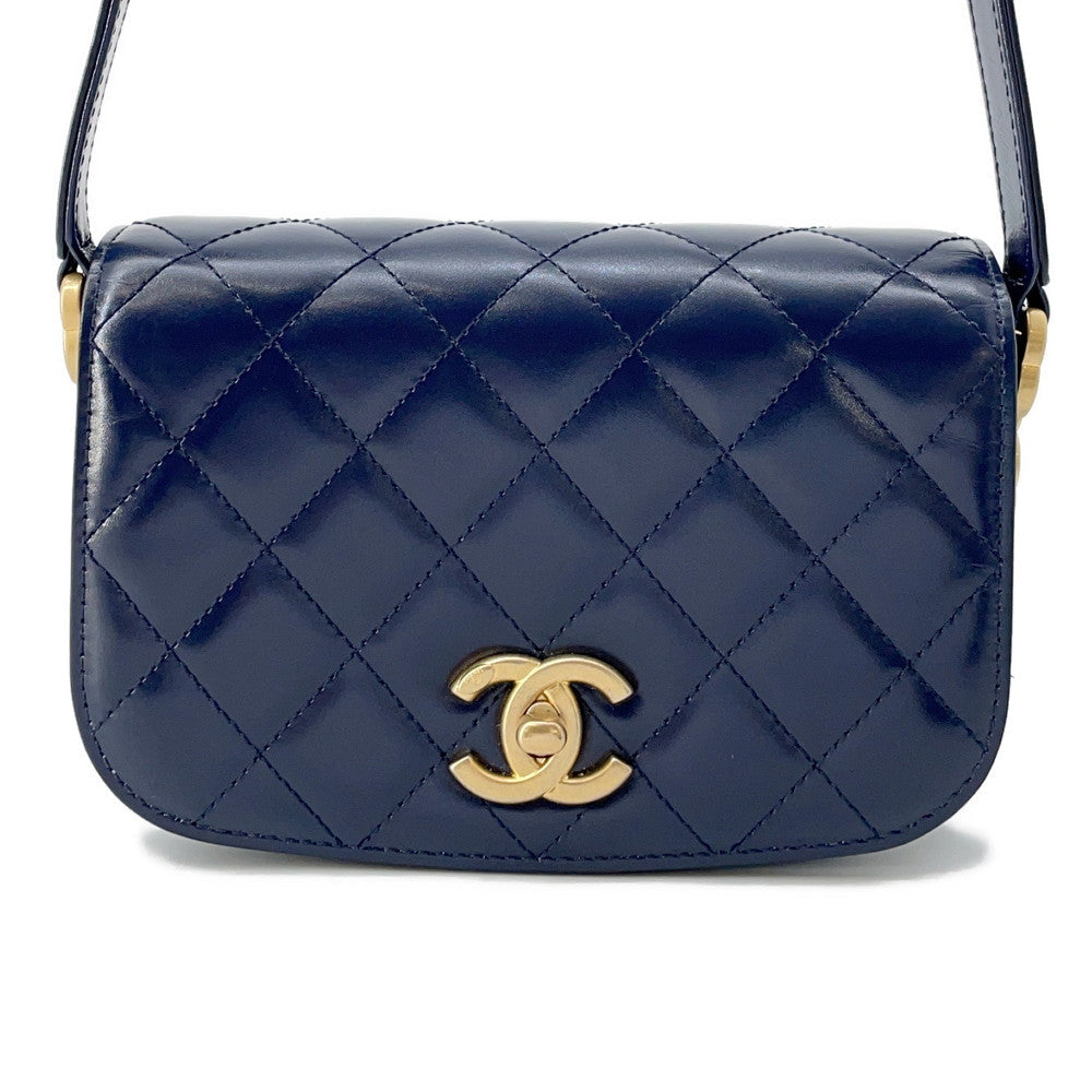 Chanel Matelasse Full Flap BlueAS3402 Calf Leather Shoulder Bag