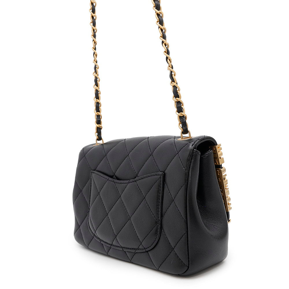 Chanel Matelasse ChainShoulder BlackAS3731 Lambskin Shoulder Bag