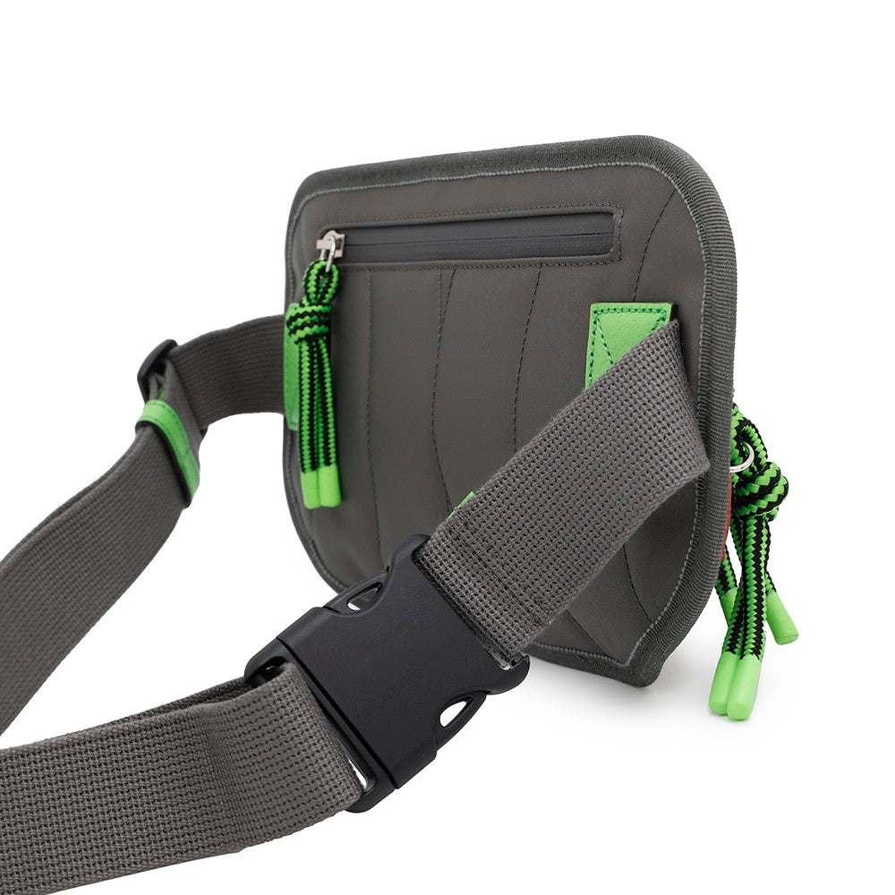 Gucci GGNylon Green752102 Rubber Red Gray Belt 2