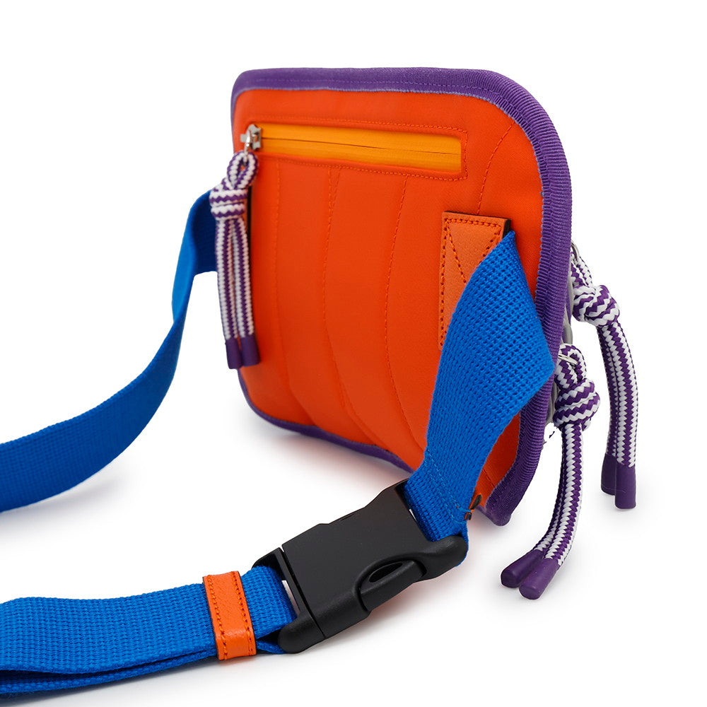 Gucci GGNylon Purple Orange752102 Rubber Belt