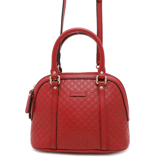 Gucci MicroGuccissima 2WAYHandbag Leather Travel Bag