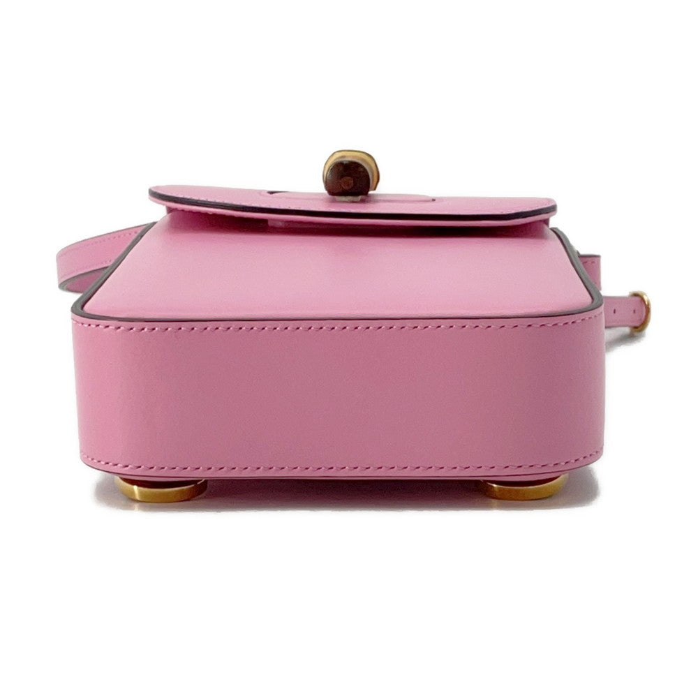 Gucci Bamboo3WAYShoulder Pink702106 Bamboo Leather Shoulder Bag