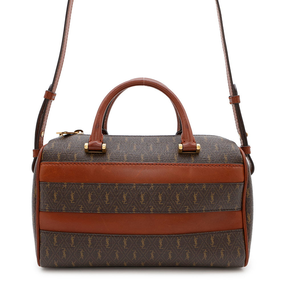 Saint Paris Baby Duffle 2Way Handbag Brown533481 Leather Travel Bag