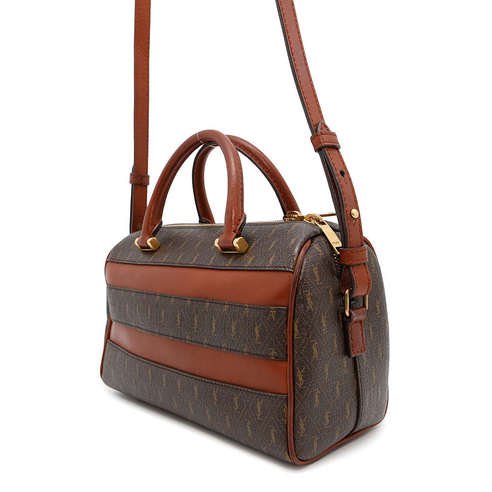 Saint Paris Baby Duffle 2Way Handbag Brown533481 Leather Travel Bag