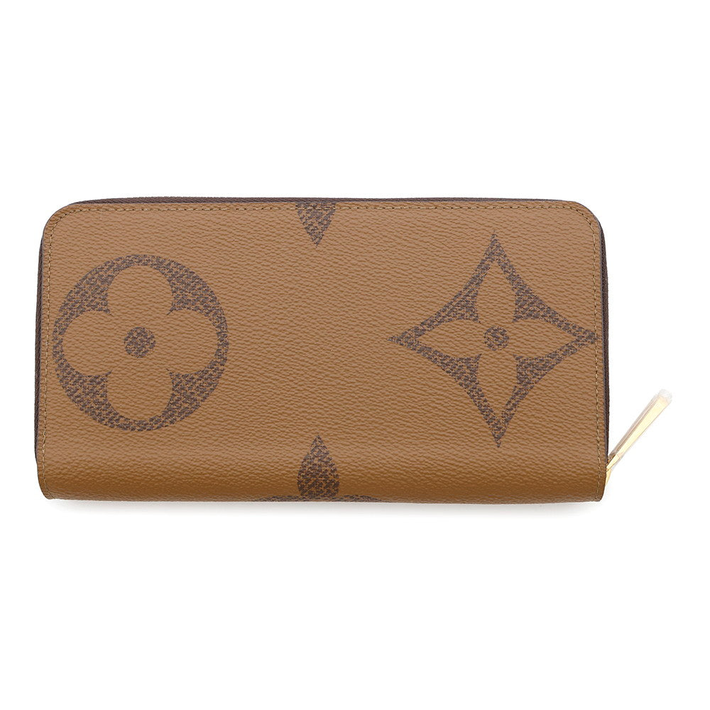 Louis Vuitton Zippy NoirM69353 Giant Reverse Monogram Canvas Wallet Case