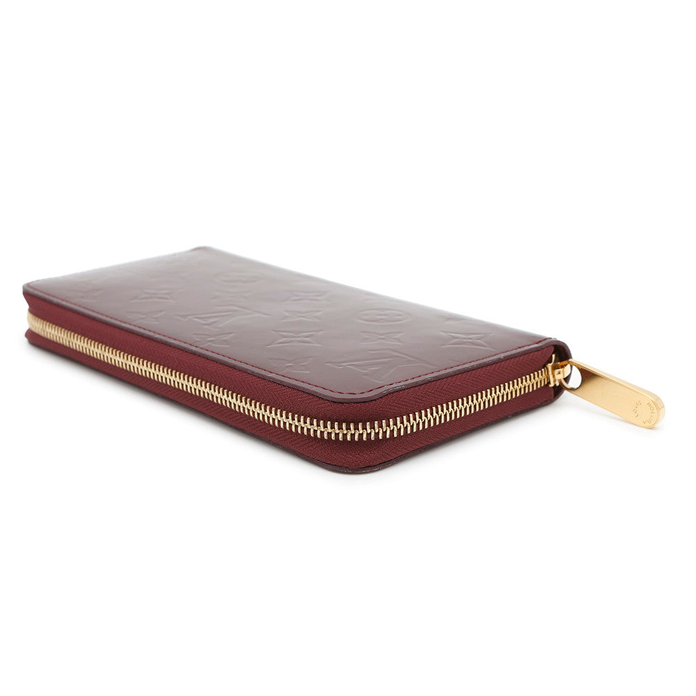 Louis Vuitton Zippy VioletteM93575 Monogram Vernis Leather Wallet Case
