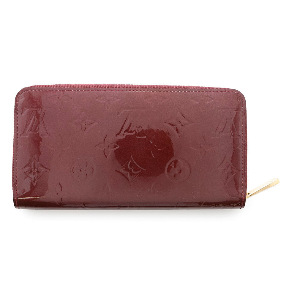Louis Vuitton Zippy VioletteM93575 Monogram Vernis Leather Wallet Case