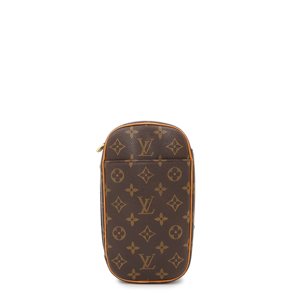 Louis Vuitton Pochette Gange BrownM51870 Monogram Clutch Bag
