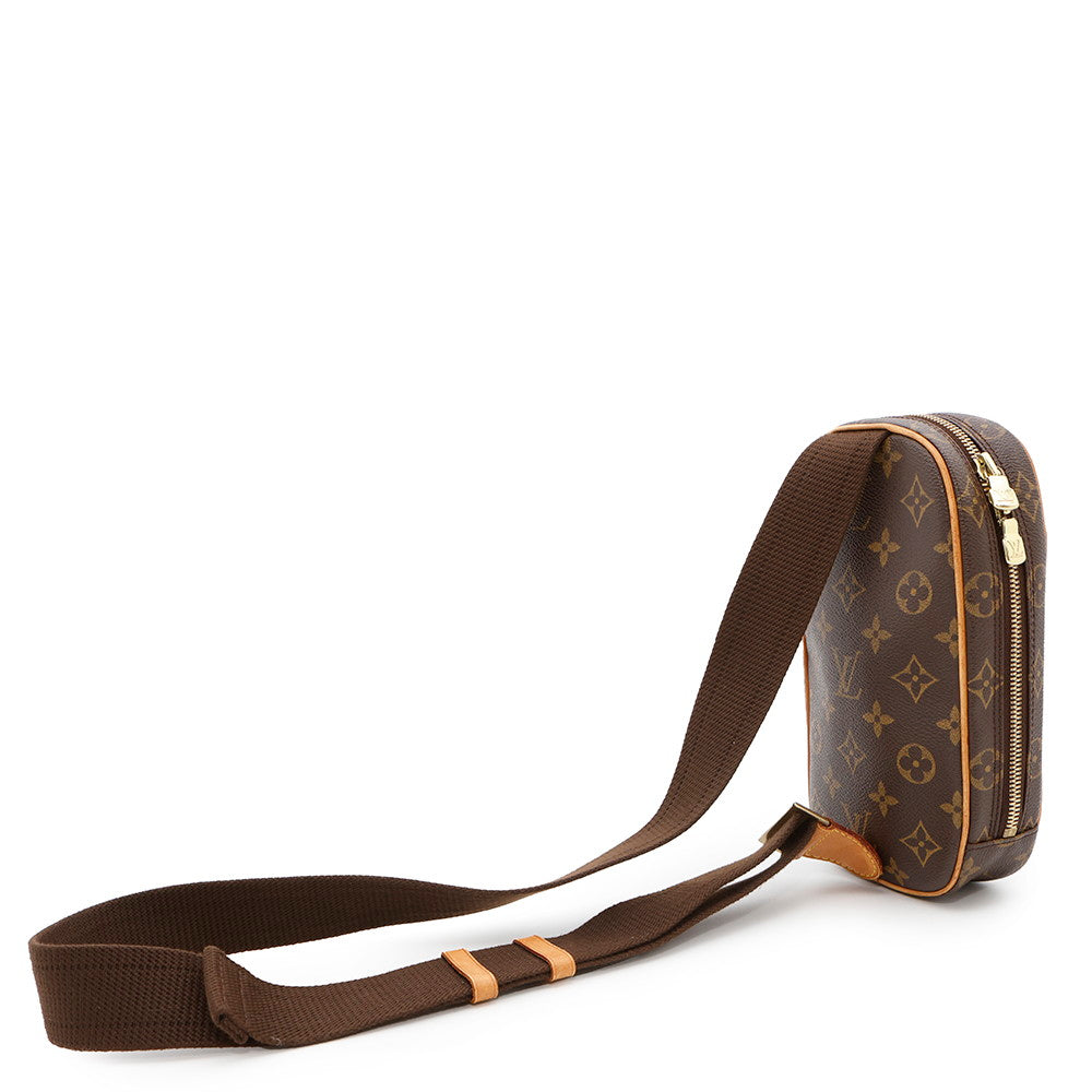 Louis Vuitton Pochette Gange BrownM51870 Monogram Clutch Bag