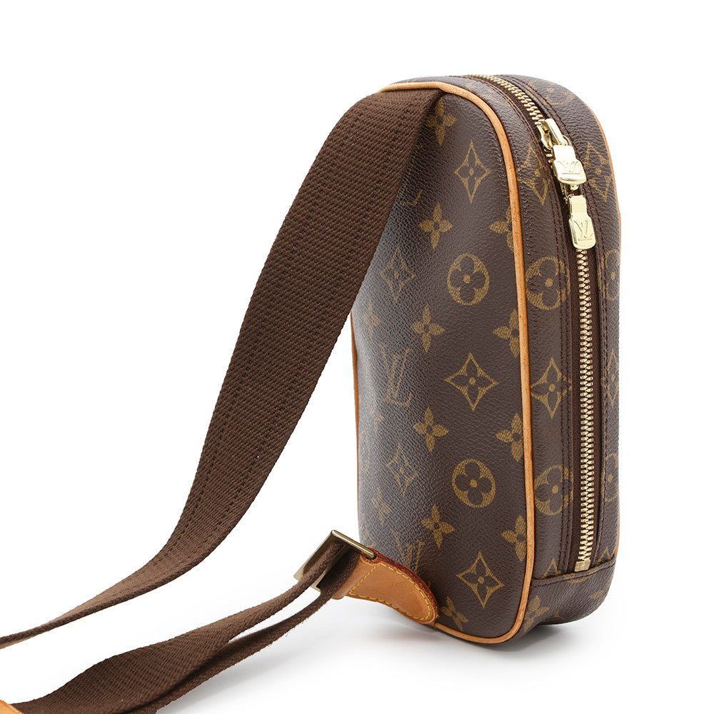 Louis Vuitton Pochette Gange BrownM51870 Monogram Clutch Bag