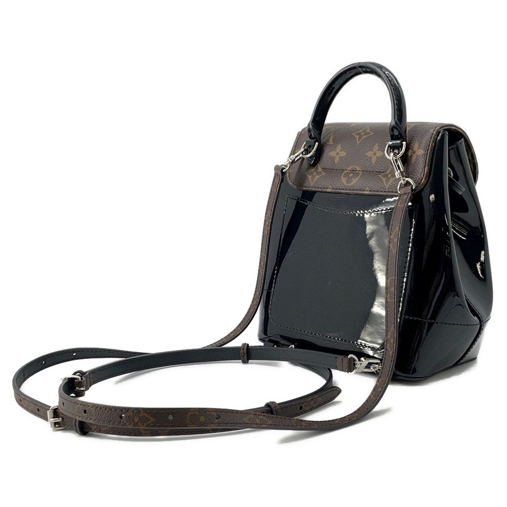 Louis Vuitton Springs NoirM55769 Patent Monogram Leather Jewelry