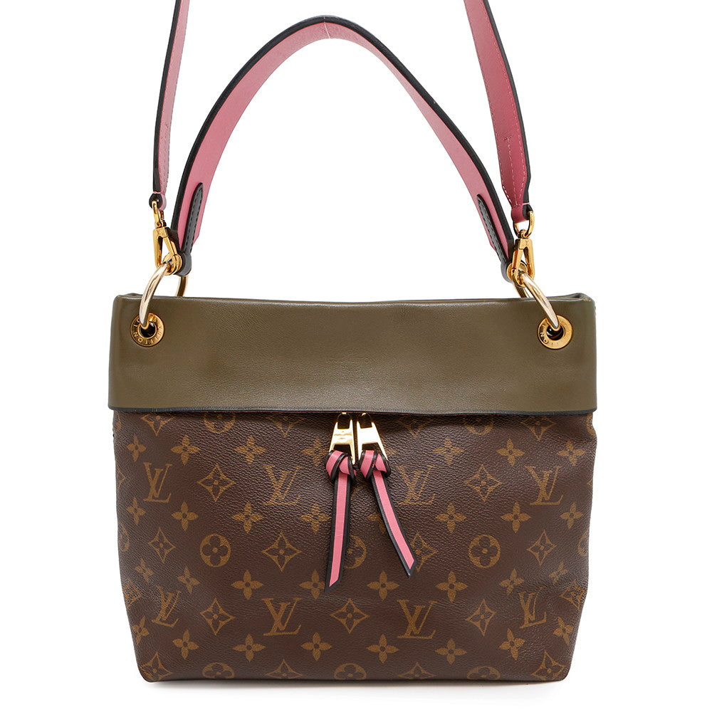 Louis Vuitton Tuileries Besace Khaki PinkM43159 Monogram Handbag