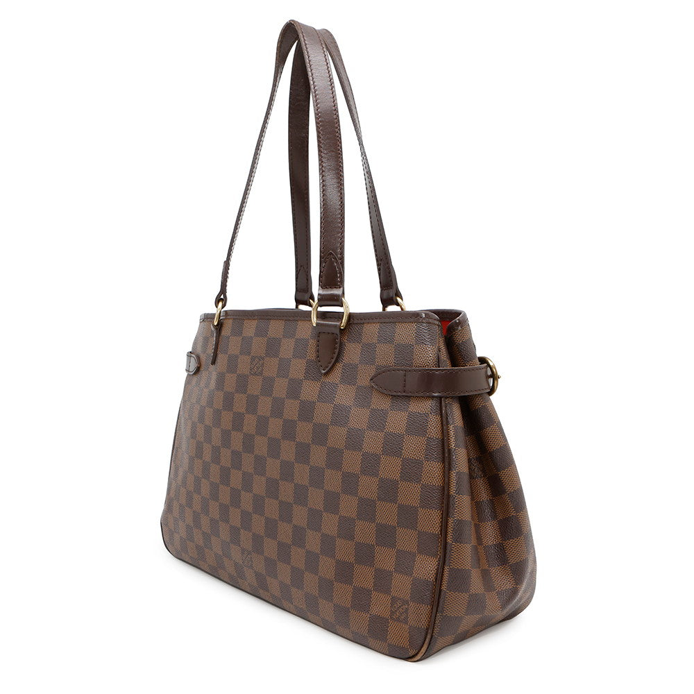 Louis Vuitton Batignolles Horizontal RedN48179 Ebene Damier Canvas Handbag