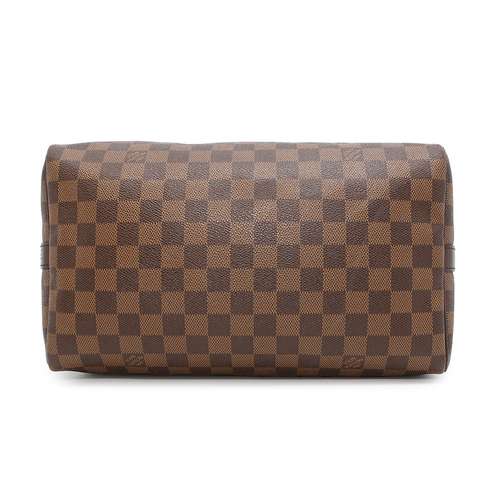 Louis Vuitton Speedy Bandouliere RedN40060 Ebene Canvas Damier Handbag