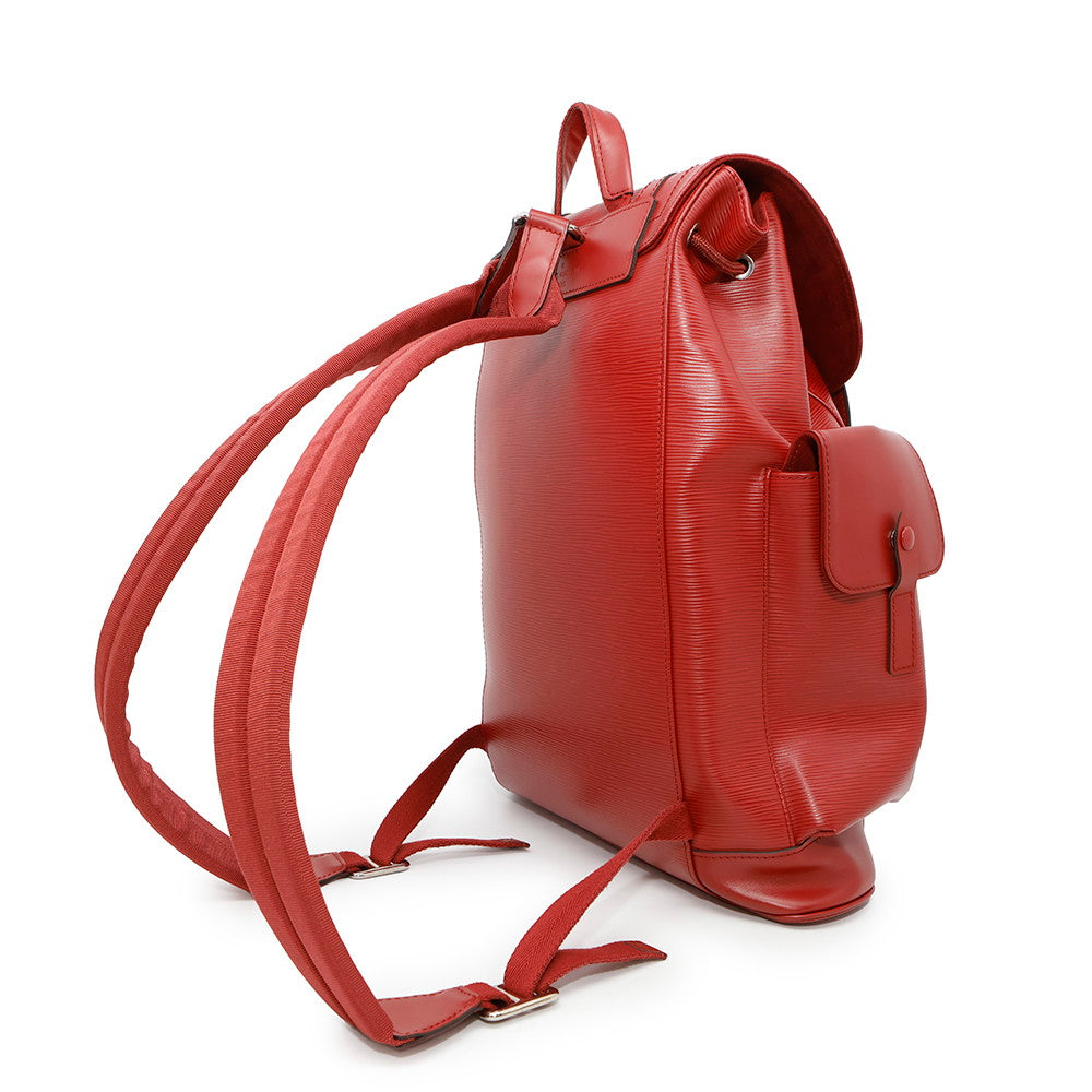 Louis Vuitton Christopher RedM58828 Epi Leather Handbag