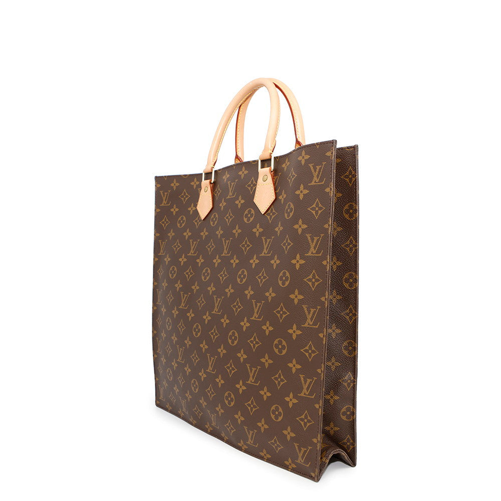 Louis Vuitton Sac Plat BrownM51140 Monogram Handbag