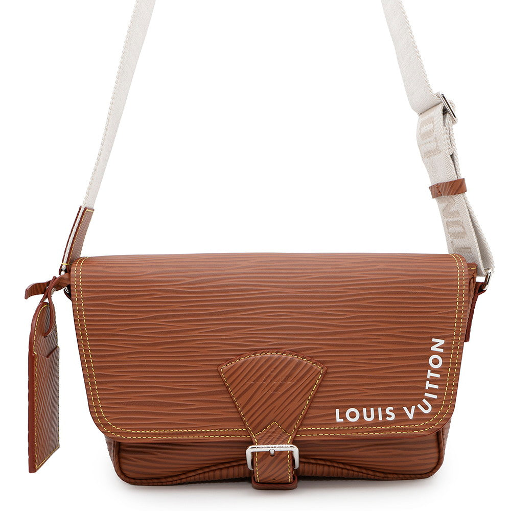 Louis Vuitton Montsouris Messenger BrownM23097 XL Epi Crossbody Bag