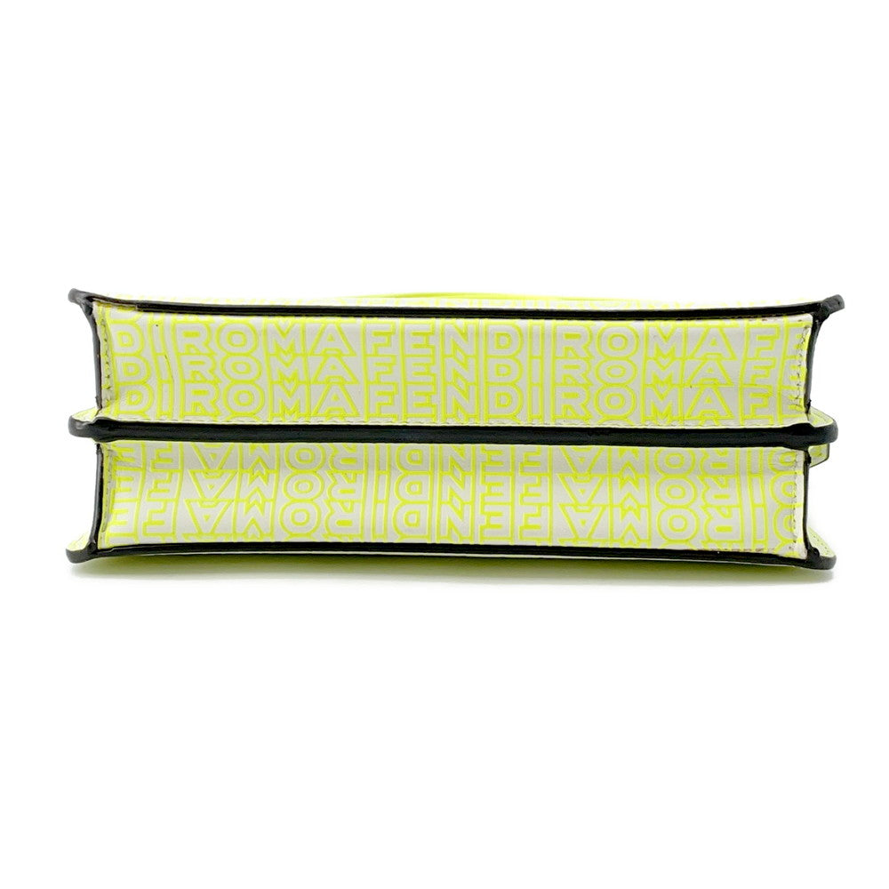 Fendi Marc Jacobs Collaboration Peekaboo Cross Yellow7Va582 Handbag Leather Travel Bag