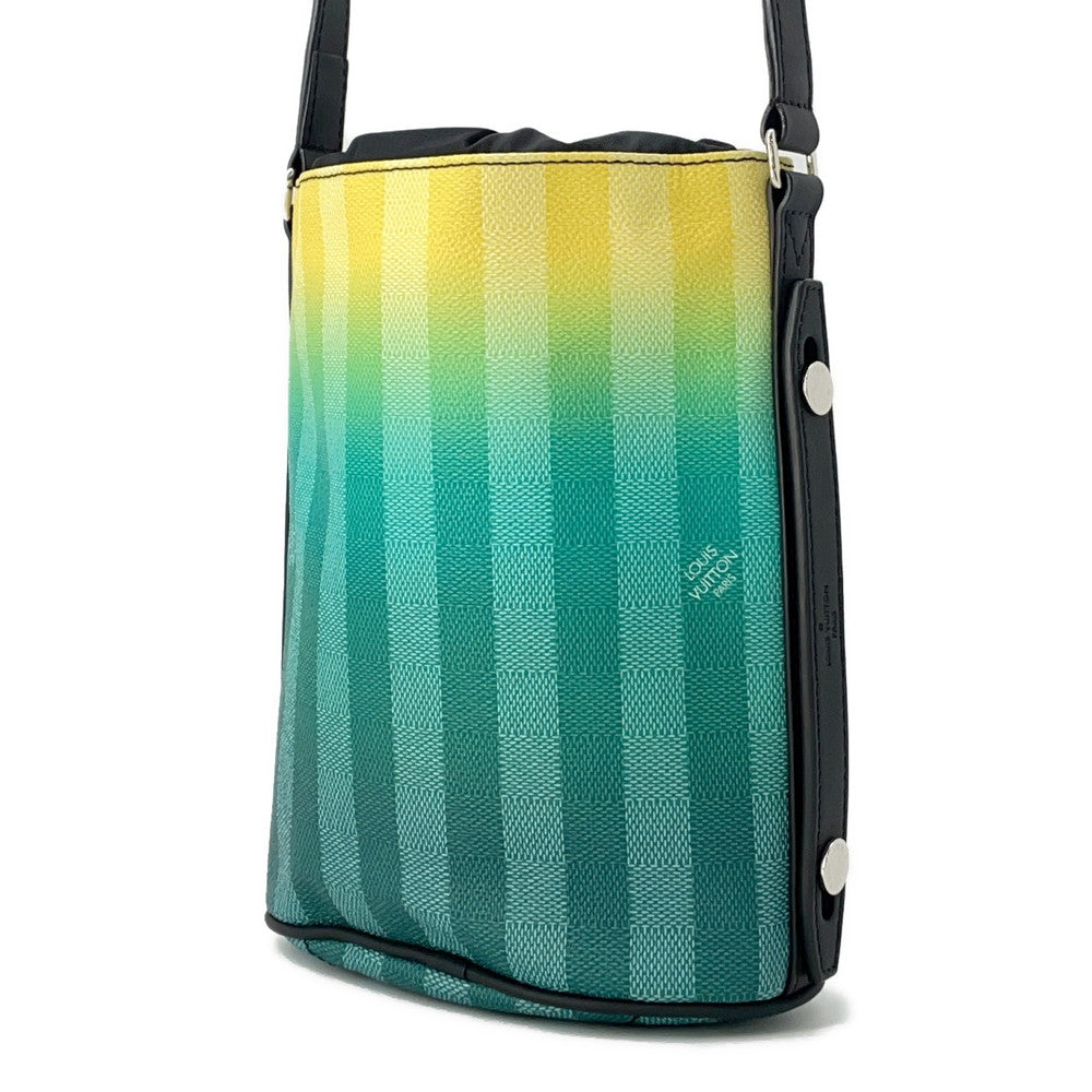Louis Vuitton Sac Malang Yellow GreenM59920 stripe Damier Handbag 2