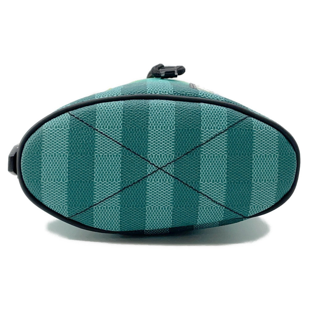 Louis Vuitton Sac Malang Yellow GreenM59920 stripe Damier Handbag 2