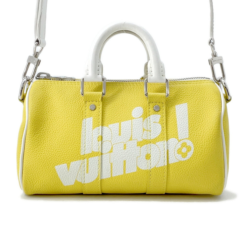 Louis Vuitton Everyday Keepall YellowM80842 Leather XS Travel Bag