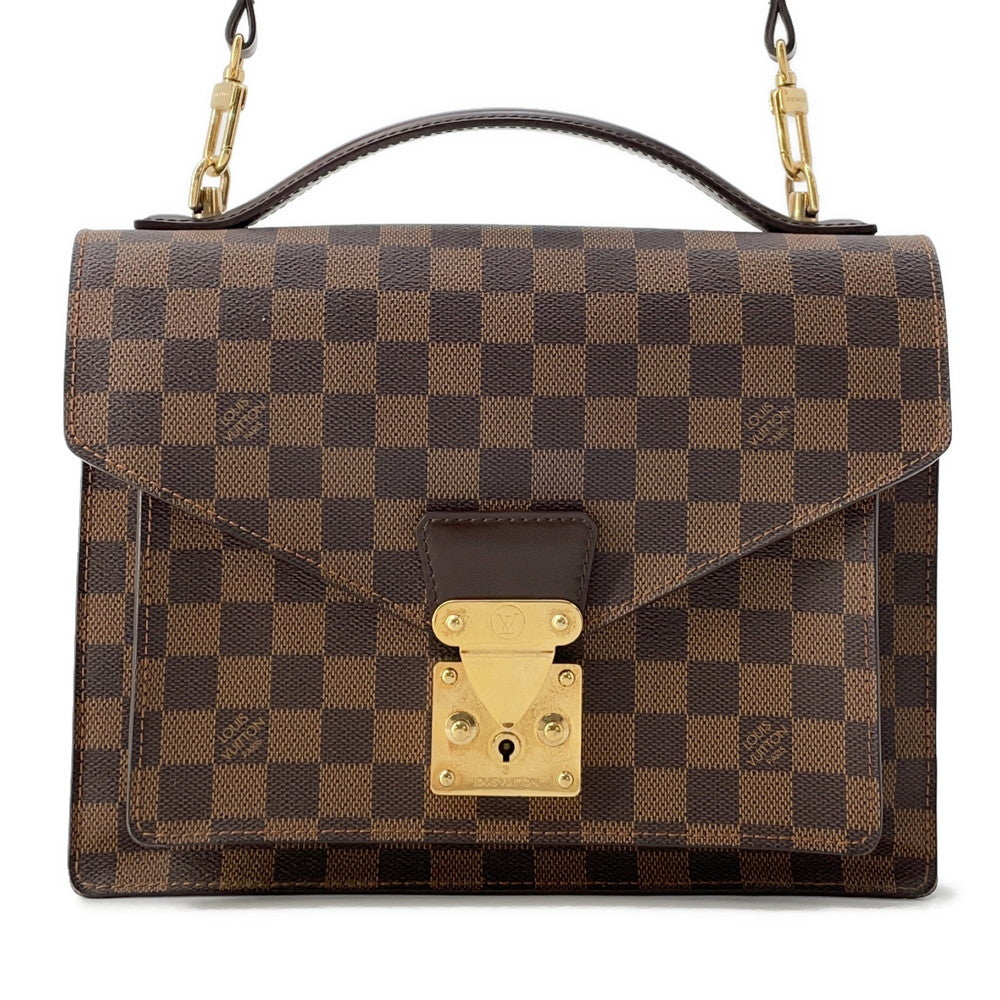 Louis Vuitton Monceau SPO RedN48088 Ebene Damier Canvas Handbag 2