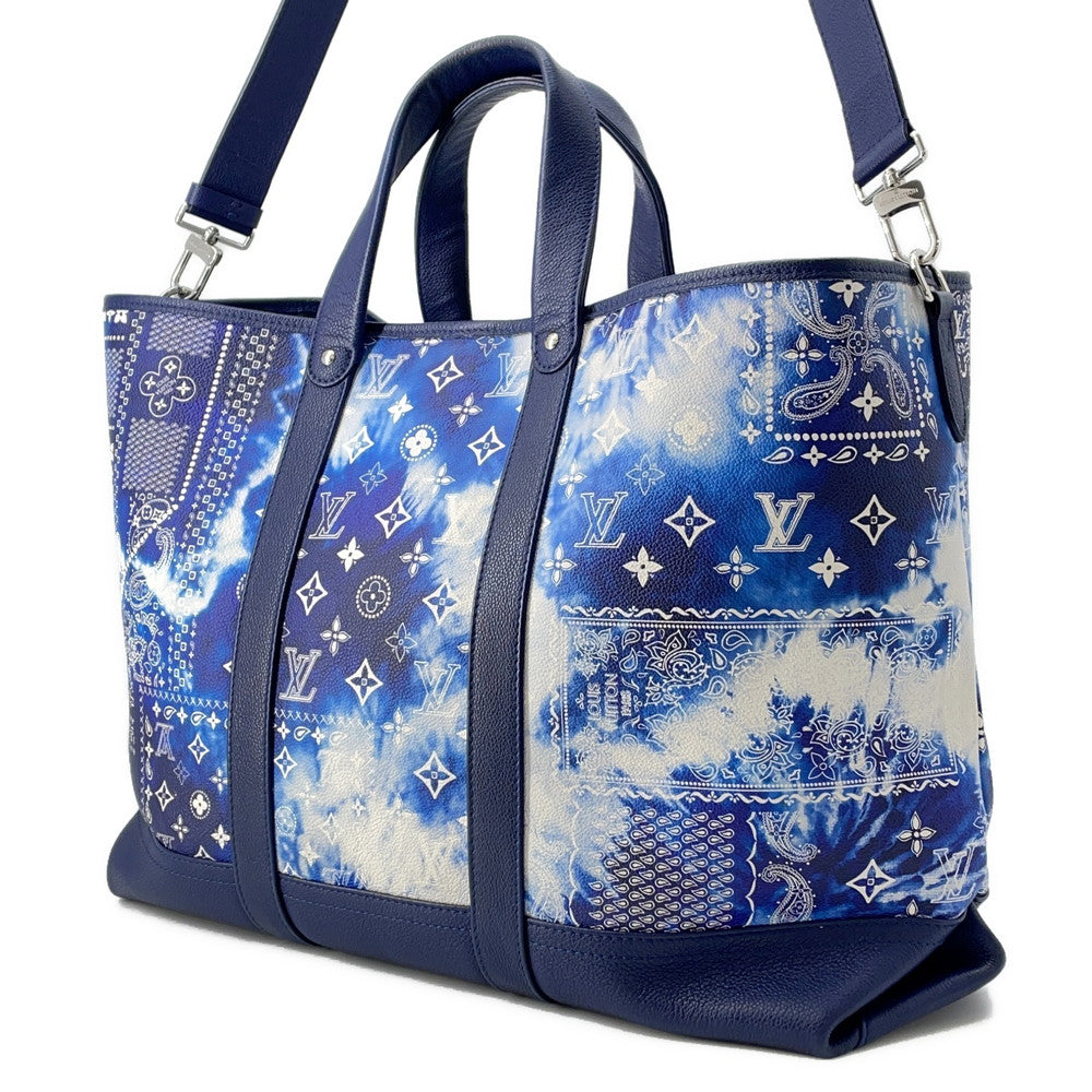Louis Vuitton Trolley BlueM20553 ・Bandana Monogram Tote Bag