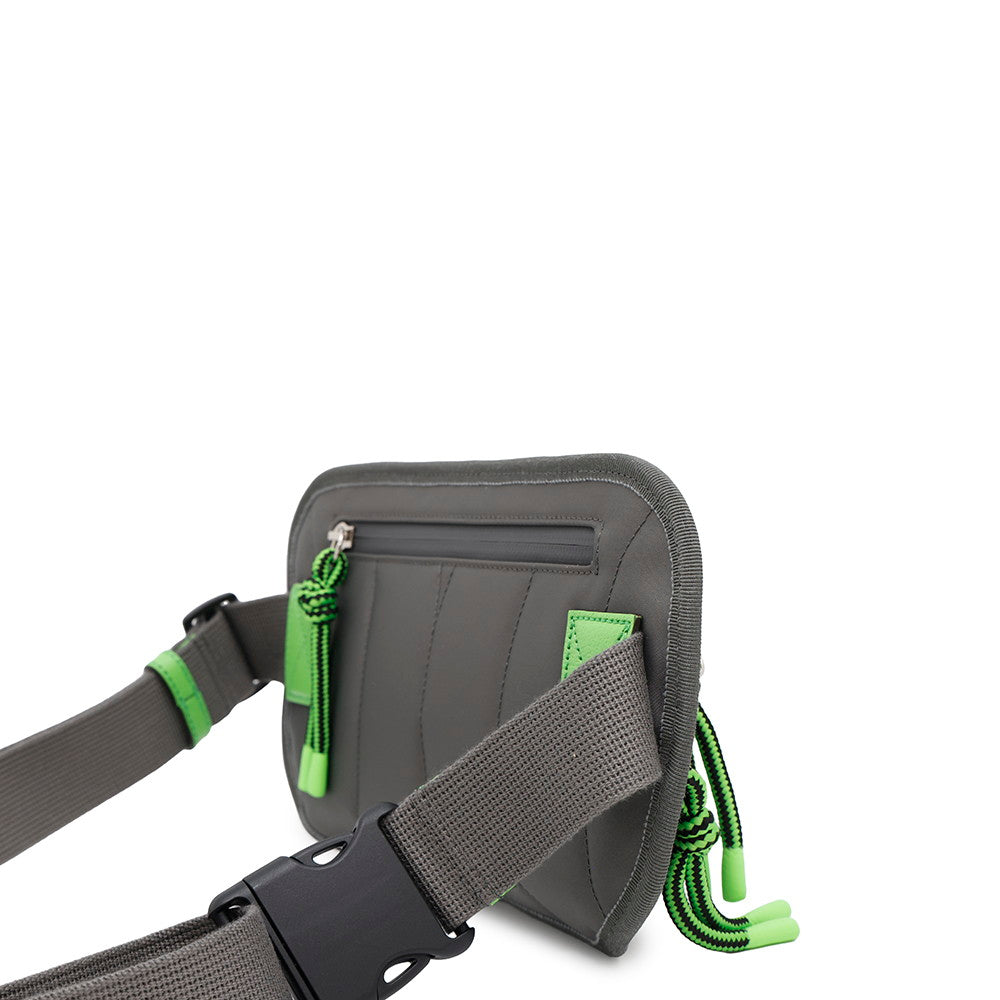 Gucci GGNylon Green752102 Rubber Red Gray Belt