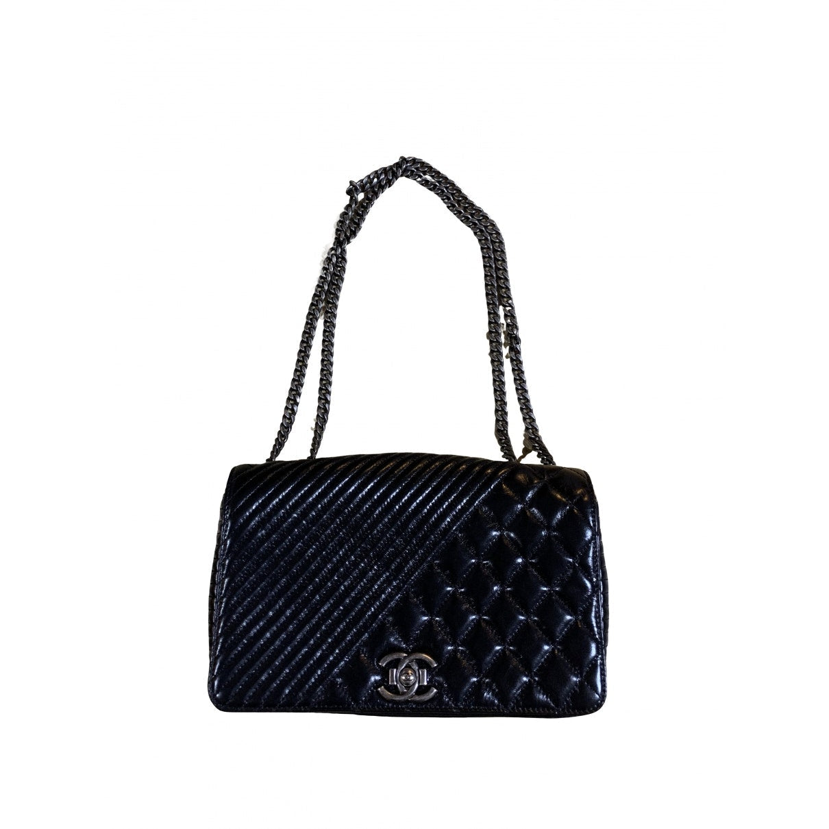 Chanel Black Leather Handbag