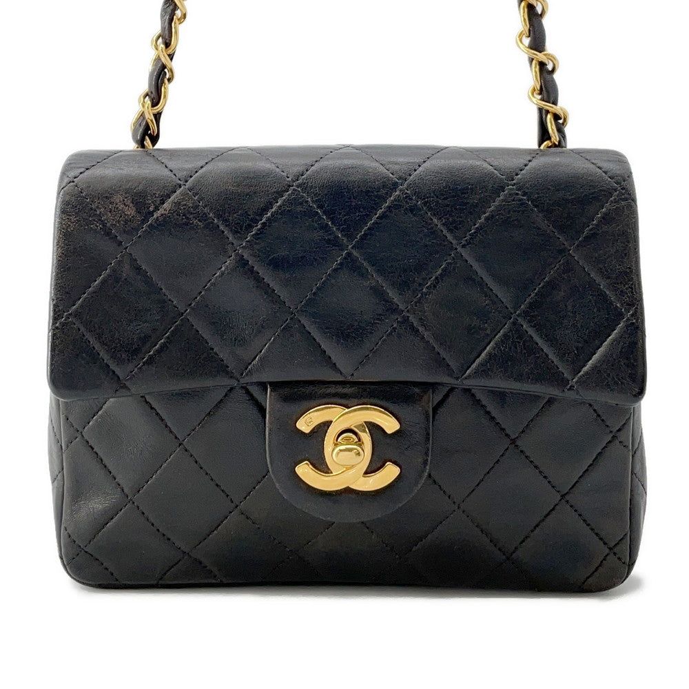 Chanel Matelasse ChainShoulder Lambskin Black Shoulder Bag