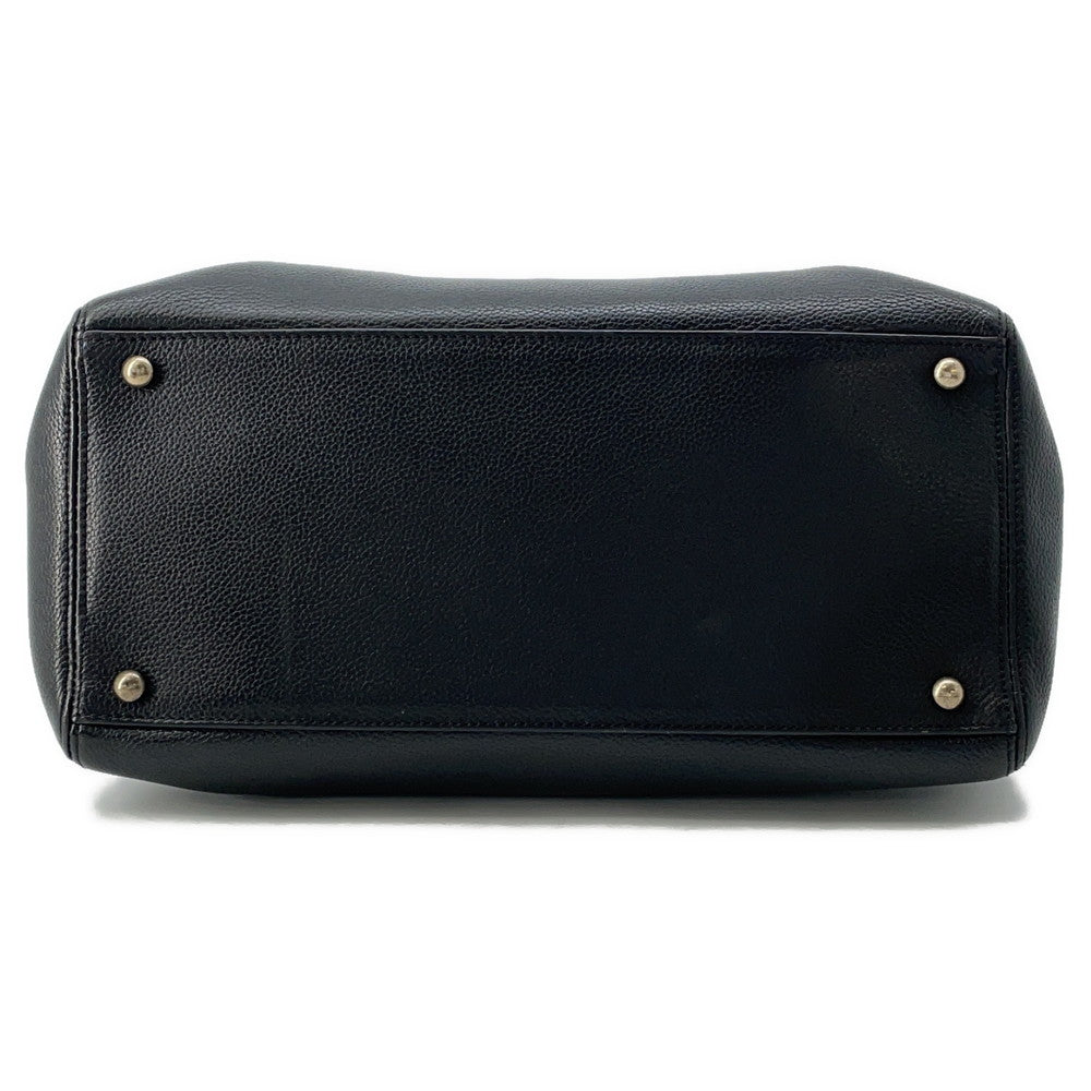 Chanel Executive 2WAY Black Leather Tote Bag