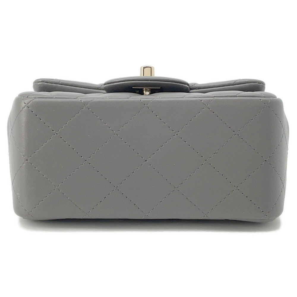 Chanel Matelasse ChainShoulder GrayA35200 Lambskin Shoulder Bag