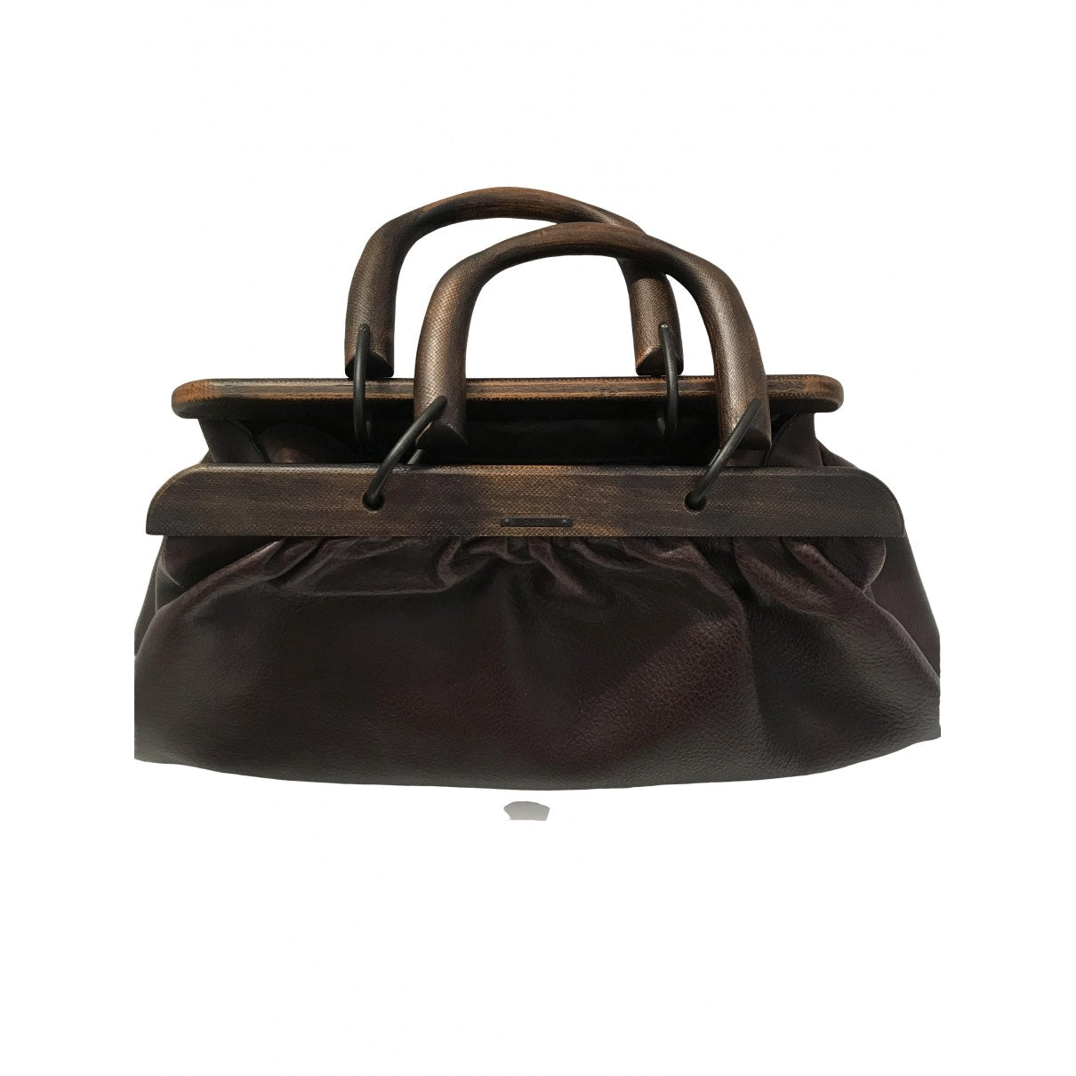 Gucci brown leather handbag