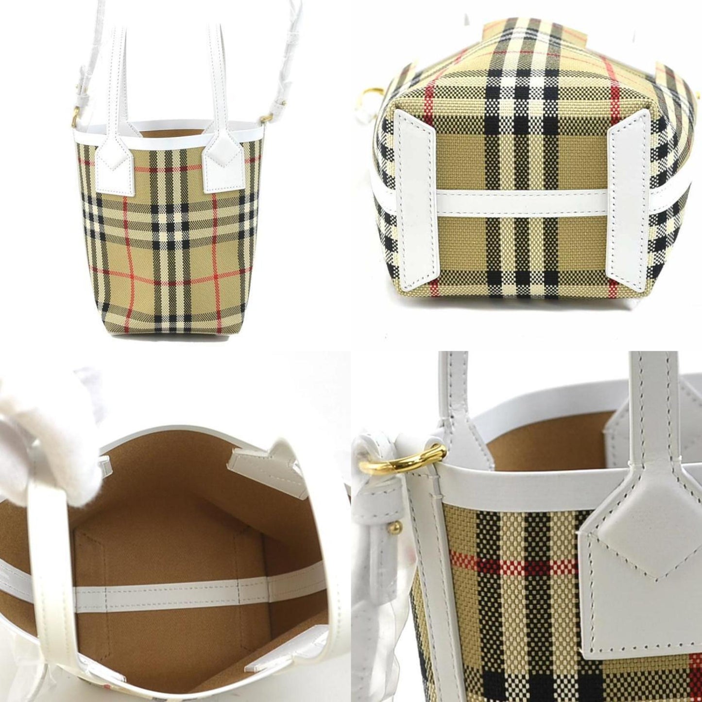 Burberry Luxury Nova Check Handbag Travel Bag Check Handbag 218